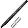 ZKTOOL Kit di Rimozione Universale per Candele Danneggiate 8-12mm | Set di Estrattori con Maschio Invertito a Cono e Bussola da 12mm. Rimuove in Sicurezza Candele Bloccate, Danneggiate e Cavi.