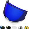 EvoParts Visiera per casco LS2 FF906 ADVANT predisposta pinlock ready (Blu)