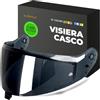 Everalo Visiera Compatibile con Shark Skwall i3 - DSkwall 3 - Ridill 2 - Skwal Cup - VZ400 (Dark Fume')