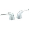 Delta Faucet h24 Innovations, Two metal Lever Handle kit, Chrome