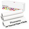 Phomemo M832 A4 Carta termica per stampante, 210 mm x 6,5 m(8,27" x