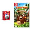 Nintendo Console Switch - modello OLED, Bianco & Donkey Kong Country Returns HD