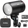 Godox AD100Pro II - Flash tascabile da 100 W, 2,4 G TTL 1/8000s HSS, sincronizzazione con un tasto X3/X3Pro, 490 flash full power e zoom regolabile (aggiornamento AD100Pro)