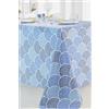 CALITEX Tovaglia in tessuto Palmette con motivo scaglie.