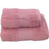BELLORA - Set Asciugamani Bagno Viso e Bidet in Cotone - Asciugamani Resistente a Lavaggi, Include 1 Asciugamano Viso 55 x 100 cm e 1 Asciugamano Bidet Ospite 40 x 60 cm - Asciugamani 2 Pezzi