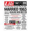 Stuff4 Poster per il 42° anniversario di matrimonio, senza cornice, con scritta Married In 1983 Newspaper, Happy 42nd Wedding Anniversary, per uomini e donne, regalo vintage retrò nel 1983, 20 x