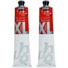 PEBEO Fine Studio XL Colore ad Olio per Pittura, Rosso (Ocra), 200 ml (Confezione da 2)