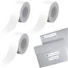 Rixotix 3 Rolls Qutie Self Adhesive Labels 15mm Waterproof - Caricabatterie Compatibile con PRT Qutie/Makeid L1 Custom Sticker Labels - Barcode Printing, Name, Date, Price