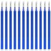 Zerabidpro Nuove ricariche sostitutive cancellabili compatibili con Pilot FriXion Ball & Clicker, [set di 12], Ricariche Roller con Inchiostro Termosensibile, Lunghezza di Scrittura 400m, (Blu, 0.7mm)