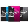 Silvine Luxpad - Quaderno formato A4, rilegatura a spirale, 3 colori assortiti, 140 pagine a righe, confezione da 6