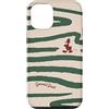 Disney Custodia per iPhone 15 Disney Paperino Retro Vintage Silhouette & Onde Pattern