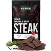 The Meat Makers Marble Beef Jerky Steak (200g) - Carne Secca di Manzo, Carne Essiccata per Umani. Snack di carne secca ad alto contenuto proteico.