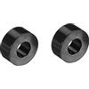 PATIKIL Tondo Distanziatore Rondella, 200pz Nylon 3.2mm ID x 7mm OD x 3mm L per M3 Viti Blocco Stampante 3D TV Parete Montaggio Elettrico Presa, Nero