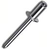 DOJA Industrial | Rivetti Alluminio | 4,8 x 18 mm | 250 Pezzi | Ribattini lisci per Kit Rivettatrice Pneumatica e Manuale | Fissaggio Lamiera Alluminio, Targa (Auto e Moto) e Materiali in Metallo