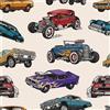 Livelynine Carta da Parati Bambini Cameretta Colorata Auto Muscle Classiche 44.5CMx7M Carta da Parati Autoadesiva Muro Camera da Letto Bagno Soggiorno Disegni Auto Pellicola Adesiva per Mobili Bambina