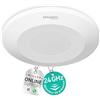 Oktaplex motion Oktaplex Isa Rilevatore di Presenza da Soffitto Bianco - Ultra Piatto 22mm - Sensore Radar 24GHz per Rilevamento Presenza - Rilevatore di Movimento HF 360° da Superficie