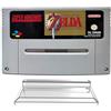 Link-e : 3 X Supporto in Plastica Trasparente Compatibile con la Cartuccia di Gioco della Console Super Nintendo SNES