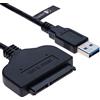 Keple SATA 3 (3.0) al Cavo USB SSD HDD 2.5 III Disco Rigido UASP Adattatore Dati Compatibile con Laptop Playstation 4 PS4 Xbox One WD Kingston Samsung Evo Crucial Seagate Toshiba Canvio 1TB 2TB