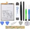 OnlyTech - Kit di riparazione batteria per Samsung Galaxy A33 5G SM-A336B e Galaxy A53 5G SM-536-5000mAh - con 10 strumenti e adesivi