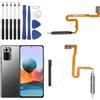 RongZy Fingerprint Sensor Flex Cavo per Xiaomi Redmi Note 10 PRO Lettore Impronta Pulsante Note 10 PRO Sensore di Impronte Digitali Sostituzione