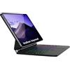 doqo Custodia tastiera per Samsung Galaxy Tab S10+ Plus/S9+/S9 FE+/S8+/S7+/S7 FE 12,4 pollici Custodia magnetica con tastiera, touchpad retroilluminazione, supporto in cantilever fluttuante (Nero)