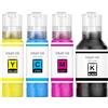 INK4U Compatibile con 104 Inchiostro Compatibile con Epson per EcoTank Stampanti ET-2815 ET-2820 ET-2821 ET-2830 ET-2840 ET-2850 ET-3850 ET-4850 ET-1810 ET-15000