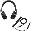 Annadue Cavo Audio di Ricambio per Cuffie, Cavo Estensibile a Molla con Spina Stereo da 3,5 Mm e Adattatore da 6,3 Mm per Pioneer DJ HDJ-CUE1 HDJ-CUE1BT HDJ-X5 HDJ-X7 HDJ-S7 Cuffie