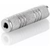 TECHZOCO Adattatore Audio Stereo Giunto Jack 3.5 Femmina a Femmina, Estensore Cavo Auricolari, 3,5 mm to 3,5 mm