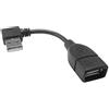 cablecc Tipo USB 2.0 tipo A maschio ad angolo sinistro su presa USB 90 gradi tipo prolunga 10 cm