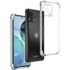 REY Cover in Gel TPU Anti-Shock per Motorola Moto G72, Morbido Silicone Custodie Protettivo Case, Anti-Scratch, Protettiva Sottile Back Cover