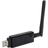 Goshyda AR9271 Wireless Netcard, AR9271 Wireless NetCard USB Staccabile 2DBI Antenna Adattatore WiFi con Batteria a Lunga Durata per PC o Mac, per Desktop o Laptop