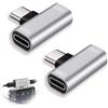 kwinfei 2 Pezzi Adattatore USB C jack 2-in-1 con DAC HiFi 48 kHz e Supporto PD, Adattatore Cuffie USB C, Sdoppiatore USBC per Ascolto e Ricarica Contemporanea su Smartphone, Tablet e Laptop