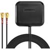 Superbat 4G LTE Antenna Dual Band MIMO Magnetic Mount Omni-Directional Dual SMA Male Antenna per Verizon AT&T T-Mobile Sprint 4G LTE Router Gateway Modem Wireless Router