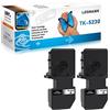LOSMANN TK-5230 Nero Cartuccia toner compatibile con Kyocera TK5230K TK5220K per Kyocera Ecosys P5021cdw P5021cdn, Kyocera Ecosys M5521cdw M5521cdn Printers (2 Nero)