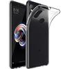 REY Cover in Gel TPU Trasparente per XIAOMI Mi 6X y XIAOMI Mi A2, Ultra Sottile 0,33 mm, Morbido Flessibile, Custodia Silicone