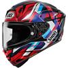 SHOEI Casco X-SPR PRO VALION Rosso Blu Bianco SHOEI