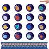 BONNYCO Yoyo Bambini Legno Pack 16 Spazio. Yo Yo Gadget Compleanno Bambini, Mini Giochi. Regalini Fine Festa Compleanno, Regalino Fine Festa Dopo Invitati, Pensierini Giochini Scuola Galassia