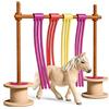 SCHLEICH Farm World 43268112 - Statuetta di pony con tenda a pannello multicolore