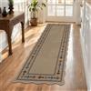 SHACOS Tappeto Corridoio 60x180 cm Passatoia Corridoio Antiscivolo Tappeto Cucina Lavabile Moderno Tappeti Runner per Cucina, Ingresso, Lavanderia, Marrone