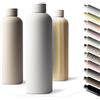 MAMEIDO Borraccia termica 750 ml, Borracce termiche anti-perdita, thermo bottle acciaio inox senza BPA, bottiglia termica (Whipped Cream)
