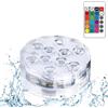 KARELLS Luci per Piscina, Luci Led Senza Filo, 10 LED Multicolore, Telecomando, Impermeabili, Decorative per Acqua, 6 x 1.5 x 10 cm