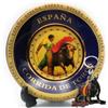 Planta Color Piatto decorativo Spagna Corrida De Toros + Portachiavi Souvenir Toro (include supporto e gancio per appendere) | Regalo originale per gli amanti della cultura spagnola e dell'arte