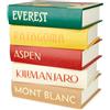 Balvi Tavolino Mountains Book Stack Con doppio scomparto segreto Legno