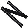 Aerzetix - Set di 5 Cerniere a Spirale N°5 80 cm | separabile | Nero con tirazip Decorativo | per Giacche, Cappotti, Accessori e Abbigliamento da Cucito