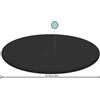BESTWAY - Copertura rotonda per piscine fuori terra Fast Set da 244 cm