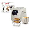Imetec Panemio macchina del pane, Impasta lievita e cuoce, 12 programmi, cestello pagnotta, Accessorio panini, 3 livelli di doratura, Avvio programmabile, 550 W, Ricettario