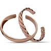 Wonder Care Bracciale in Rame Puro per Uomo e Donna, Kada da Uomo, Con Custodia in Velluto e Confezione Regalo