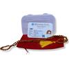 Wonder Care Autentico Rudraksh Mala con rosario Mukhi - Veri semi di Rudraksha himalayano, Ornamento religioso, Rosario Japa Mala Collana - Importato dal Nepal, Unisex
