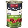 ANIMONDA GranCarno senza cereali 400 g - manzo e cuori d'anatra