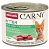 ANIMONDA Carny Kitten Beef&Chicken&Rabbit 200 g manzo, pollo e coniglio per gattini